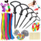 Kastanienbohrer Kinder Set mit Kastanienhalter,Kastanienbohrer Set,Bastelset Kastanien Kinder 1,5-5 mm,Kastanien Basteln,Herbstbasteln Kinder Set,Basteln mit Kastanien,Handbohrer Kinder Kastanien