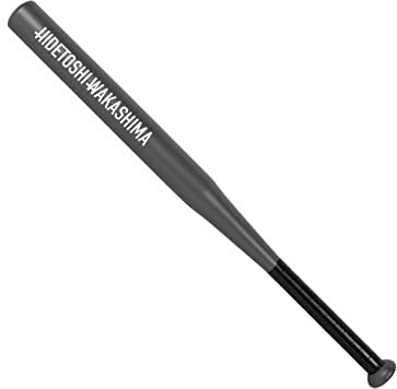 HIDETOSHI WAKASHIMA® Tokyo Baseballschläger aus rostfreiem, legiertem Stahl. Für Anfänger, Hobbyspieler und Profis geeignet, Länge: 28 Zoll (0,71 m), Gewicht: 980 g, in vielen Farben (Grau)