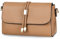 FANDARE Elegant Umhängetasche Damen Schultertasche Frauen Crossbody Bag Damentasche Schulterriemen Frauen Abendtasche Citytasche Reise Handtasche Wasserdicht PU Leder Khaki