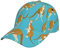 Unisex Washed Funny Cartoon Känguru Zoo Print Baseball Cap für Männer und Frauen - Einstellbare Papa Hut mit Flach, Lustiger Cartoon-Känguru-Zoo, One size