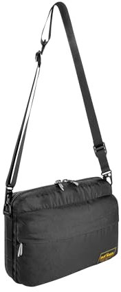 Tatonka Cross Body Bag L (4L) - Flache Umhängetasche in angesagtem Design und aus recyceltem Material - PFAS/PFC-frei - 22 x 30 x 6 cm