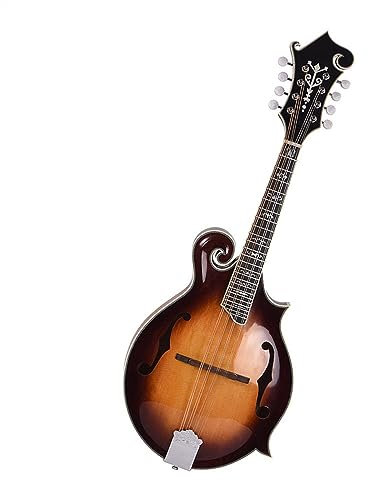 Handmade F Style Mandolin Solid Spruce Top Solid Maple Back And Side Maple Headstock Mandolin Set for Beginner