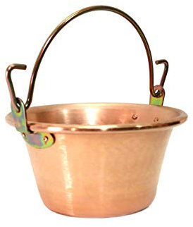 Paiolo in Rame per Polenta Manico ad Arco Diametro 26cm