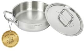 Gam'hotel - Sautoir inox 28 x 8 cm induction, Argenté