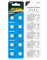JNKXIXI Knopfzellenbatterien LR44 AG13 357 303 L1154c SR44, 1,5 V, 40 Stück