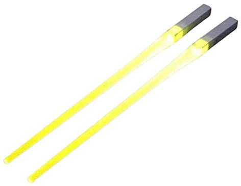 Sollee Palillos Chinos Brillantes Palillos Luminosos Palillos Que Brillan en la Oscuridad Palillos Reutilizables Portátiles para la Cocina Cena Fiesta