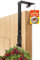 4smile Wreath Hanger for Front Door – Black Wreath Hanger for Christmas, Easter and Halloween, Universal Decoration Holder, Front Door Décor Hooks