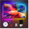 TV-Lichter, die sich mit dem Fernseher synchronisieren, Bild zur Synchronisierung mit LED-TV, Synchronisation mit Fernsehern von 55 – 75 Zoll, LED-Hintergrundbeleuchtung, WLAN, 3,8 m, App Control,