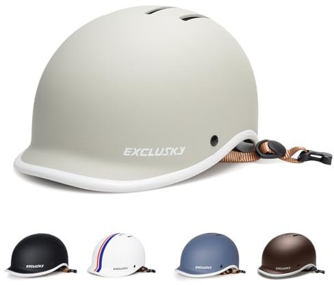 Ckorison Bike Helmet for Adult Men and Women, Bicycle Helmet for Commuting Road Biking Skating with Adjustable Dial Size 56-61cm