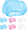 PARENCE.- Set de 6 gorros de ducha - 3 colores, universales, reutilizables - impermeables, confort - 6 piezas