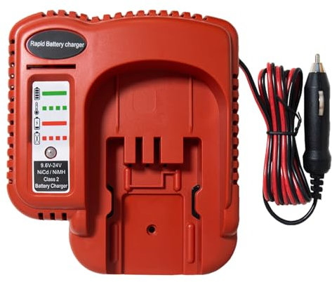 Replacement Black and Deck 9.6V-24V Battery Charger BDCCN24 BDFC240 Car/Vehicle Charger, Compatible with Black & Decker Firestorm HPB18-OPE HPB18 HPB14 HPB12 HPB96 244760-00 A1718