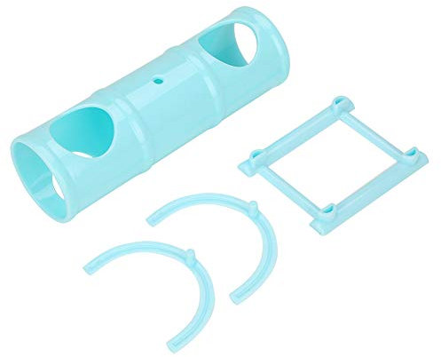 Gavigain Kleiner Haustier -Wippe -Tunnel, interaktives Spiel- und Übungsspielzeug, weiches und Robustes Material für Hamsters Kaninchen Frettchen Meerschweinchen (Blue)