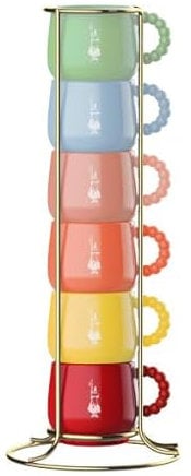 Bialetti SET TAZZINE IMPILABILI multicolor