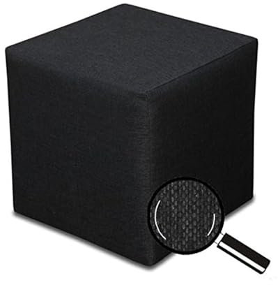 Best For Home | Sitzwürfel Sitzhocker | Bodenkissen Hocker | Sitzhocker Boden | Sitzhocker Holzwerkstoff | Sitzwürfel Polstermaterial | Fußhocker Wohnzimmer | Fußhocker 40x40x40 | Sitzwürfel Graphit