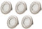 TEVEA® Ultra Flach LED Einbauleuchten - Möbelleuchte - Einbaustrahler (Kaltweiss-5er)