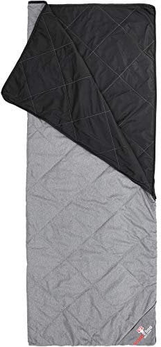 Grüezi-Bag WellhealthBlanket Wool Schlafsack & Wolldecke 2-in-1, kuschelig weich und warm, Körpergröße bis 200 cm, 200x150cm, Packmaß Ø 14 x 19 cm