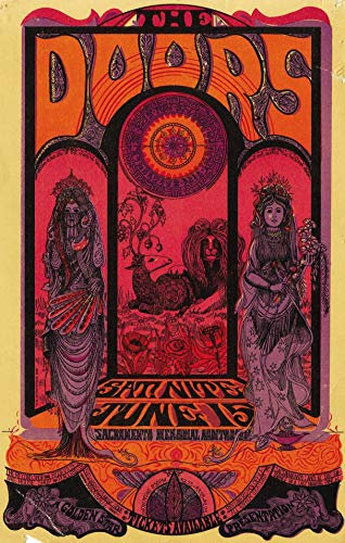 ELITEPRINT Vintage Band The Doors Rock & Roll Konzertgig Werbeposter A3 auf 250 g/m² Kunstdruck