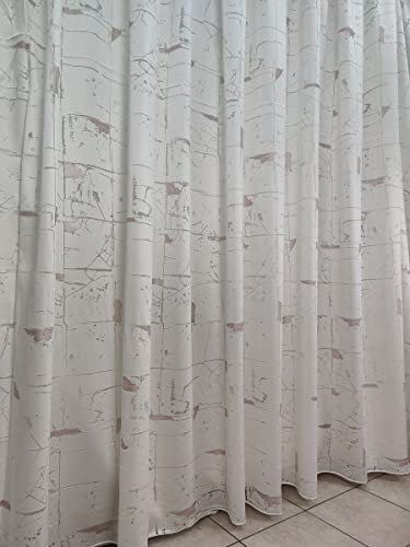 Generico Tenda a Metraggio Metro in Devorè Base Piombata Alta 300cm Interno, Cucina, Soggiorno; Camera da Letto, Sala da Pranzo, (54)