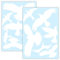 WANDKIND Vogelschutz und Fensterschutz - 13 Aufkleber - Schutz vor Vogelschlag - Sticker Vögel (Weiss)