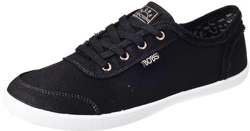 Skechers Women's Bobs B Cute Sneaker, Black, 6 UK