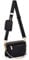 UTO Umhängetasche Damen 3 in 1 Crossbody Bag Damen Breiter Gurt mit Münzbeutel Handtasche mit Abnehmbare Kette Schultertasche mit Abnehmbarer Verstellbarer Schultergurt Kleine Tasche Schwarz Stylisch