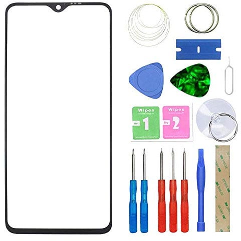 MovTEK Pantalla Repuesto Cristal Tactil Frontal Original para Xiaomi Redmi Note 8 Pro 2019 6.53 con Kit de Herramientas - Negro