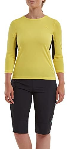 Altura Damen KIELDER LEICHTES 3/4-ARM RADTRIKOT Trikot LS, Gelb, 8