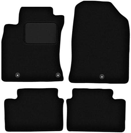 Wielganizator Automatte – Passend für Kia Ceed III Fließheck, Kombi, SW, Sportback 2018- – Velours – Autozubehör - Praktische Fußmatte Auto – 4-teilig - schwarz