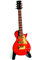 ALANO orange mini Gitarre e Gitarre klein Modell Dekoratives Ornament Dekorationsgeschenk
