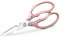 AWINJOY Heavy Duty Sharp Kitchen Scissors, Dishwasher Safe, Large Shears for Meat, Chicken, Fish, Poultry, Herb, Bread (Champagne)