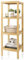 SMIBUY Bathroom Storage Shelf, 4-Tier Bamboo Rack Organizer, Multifunctional Shelving Unit for Living Room Bedroom Kitchen (Natural)