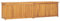 Festnight Gartenbox Gartenauflagenbox Aufbewahrungsbox aus Holz Gartentruhe Wasserdicht Auflagenbox Wasserdicht Gartenbox Wasserdicht 200x50x53 cm Massivholz Teak