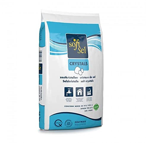 SOFT-SEL 25Kg Salt Crystals | Water Softener Tablet | Food Grade | Compatible to All Tablet Salt Water Softener Machines