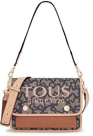 Tous Bandolera M. Audree K Icon Multi-Negro, Bolso Mujer, Mediano