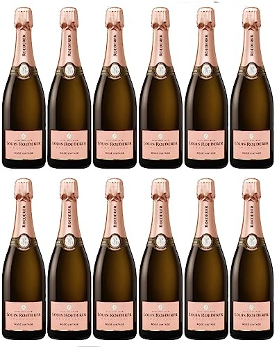 Louis Roederer Champagne Vintage Brut Rosé in GP Graphic Champagner Frankreich Inkl. FeinWert E-Book (12 x 0,75l)