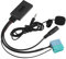 QUARKZMAN 1 Set Adattatore AUX Bluetooth Auto con Microfono 6+8pin Interfaccia Audio Musicale per Fiat Bravo 2007 ABS Nero