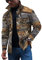 KONG JIMFAN Herren Jacke Glänzende Jacke Leinen Hemd Herren Dünne Jacke Jacken Herren Muskelshirts Herren Herren Winterjacke Herbstjacke Herren Trachtenhemd Herren Männer Jacken Winter(Light Gray,L)
