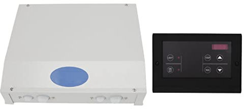 380V Steam Engine Controller, Steam Motor Controller Ultra Thin Light Control for Sauna Room, External Oven Controller 380V Sauna Stove Steam Generator External Controller for