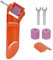 Qivine Afilador de Brocas Multiusos, Afilador de Brocas Naranja + 2 Muelas Extra, Herramienta de Molienda PortáTil para Amoladora de Taladro, Herramienta Eléctrica con 2 Llave