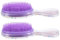 FRCOLOR 2pezzi Districante Per e Portatile Design Setole Morbide Per Ragazze e