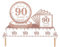 37pcs Rose Gold 90th Birthday Decorations for Women - Tablecloth, Paper Plates, Napkins for Party Table Decorations, Gifts for Her