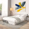 Vitverve Boxspring-King, 17,8 cm hoch, Metall, King-Size, nur Boxspringbett, robuste Matratzenfundament mit Stoffbezug, einfache Montage, leise, geräuschfrei, rutschfest, Schwarz
