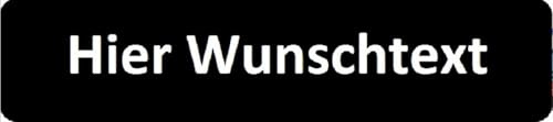 Schwarzes Nummernschild und Namensschild selbst gestalten und personalisieren individuelle Geschenkidee Metallschild Aluminium-Schild als LKW-Zubehör Kennzeichen-Schilder Aluschild