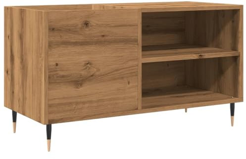 vidaXL Armoire à disques chêne artisanal 84,5x38x48 cm bois ingénierie