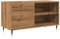 vidaXL Armoire à disques chêne artisanal 84,5x38x48 cm bois ingénierie