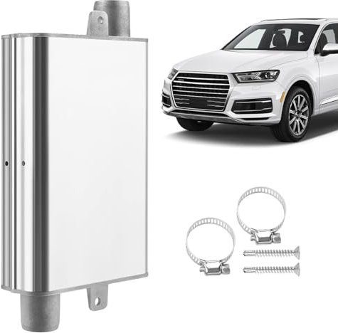 Parthan Schalldämpfer für Diesel Standheizung, Auspuffrohr Schalldämpfer, Aluminiumlegierung, Autoheizung Zubehör, Hochwertige Schalldämmung, Geeignet für Verschiedene Fahrzeuge