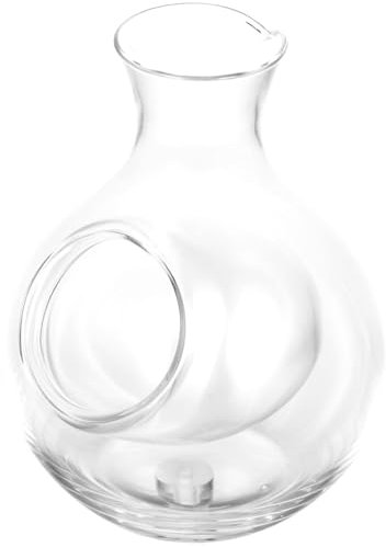 OFFSCH Decantador De Vidrio Cristal Japonés Para Licor y Vino Con Diseño Inclinado Para Enfriar y Servir Bebidas Barra