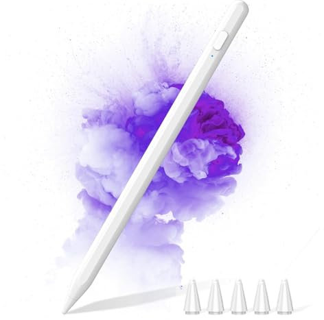 Kissleaf Universal Tablet Stift Stylus Pen für alle Tablet/Phone für Samsung/Lenovo/Huawei/XiaoMi/Vivo mit 5 Tipps,1.5mm Stiftspitze 30min Schnellladung magnetische Adsorption(3)