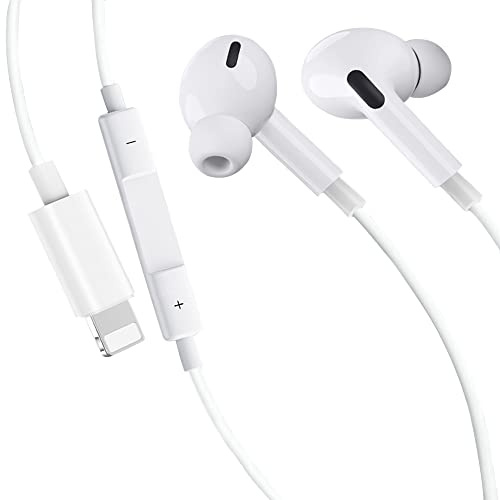 Thecoopidea Auricolari con Filo per iPhone [Certificati MFi] Cuffie In-ear HiFi Stereo con Microfono e Controllo Volume, Compatibili con iPhone 14 Pro Max/13/12/Mini/11/SE/XS Max/X/XR/8 Plus/7