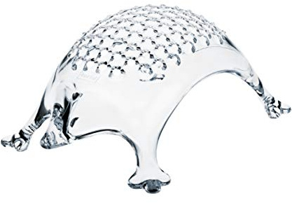 Koziol KASIMIR Käsereibe | Parmesanreibe, Zitronenreibe, Ingwerreibe, Zester | feine Reibefläche, bruchfester Kunststoff, spülmaschinengeeignet | Küche, Haushalt (crystal clear)